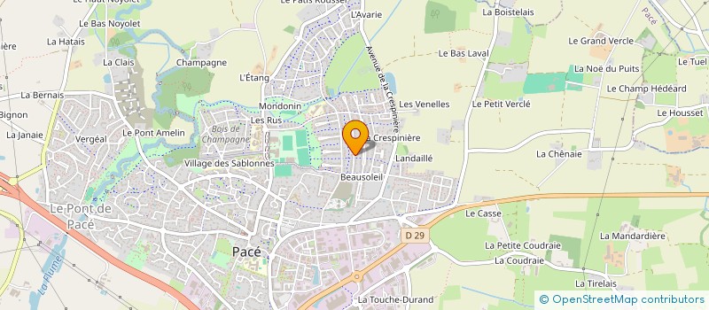 localisation de l'entreprise BRE. TONE à PACE