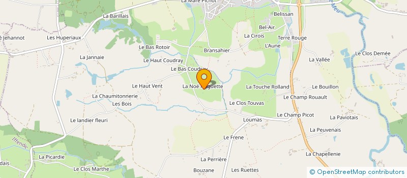 localisation de l'entreprise BRE1  TALENSAC