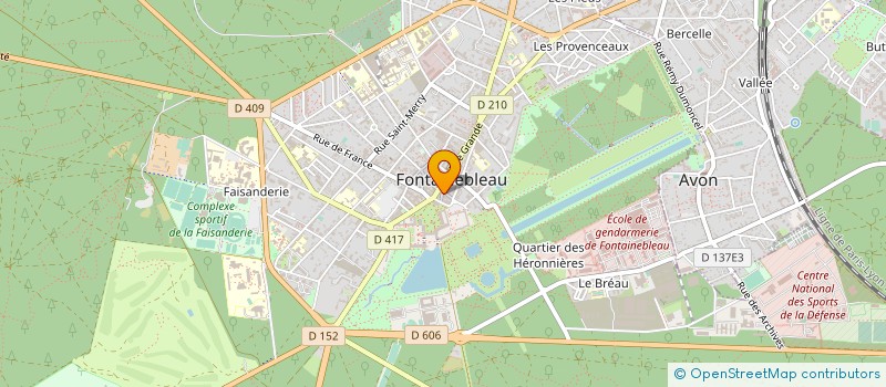 localisation de l'entreprise BREAD & BIO ORGANIC à FONTAINEBLEAU