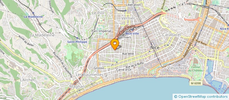 localisation de l'entreprise BREAD BOULANGERIE RESPONSABLE à NICE