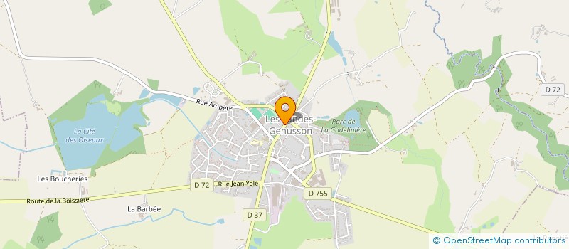 localisation de l'entreprise BREAD KING CONSULTING à LES LANDES-GENUSSON