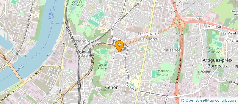 localisation de l'entreprise BREAK A  CENON