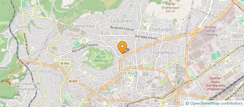 localisation de l'entreprise BREAK & BUSINESS APPART  CLERMONT-FERRAND