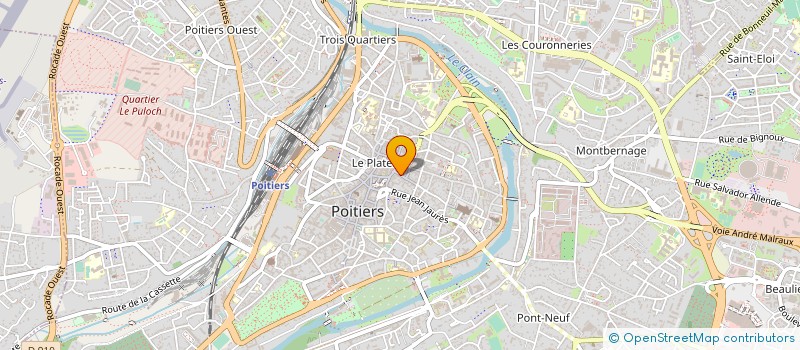 localisation de l'entreprise BREAK FASHION  POITIERS