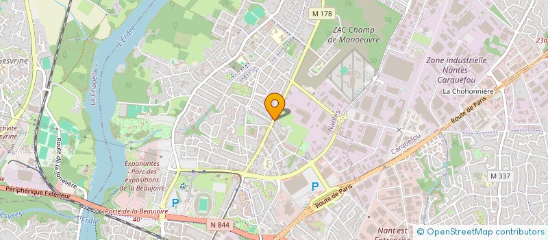 localisation de l'entreprise BREAK POINT  NANTES