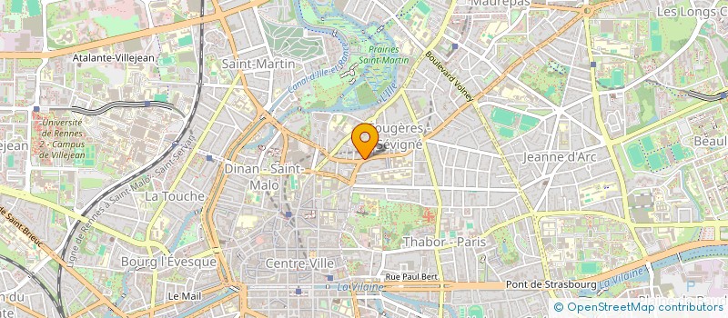 localisation de l'entreprise BREAK SANDWICH & TEA  RENNES