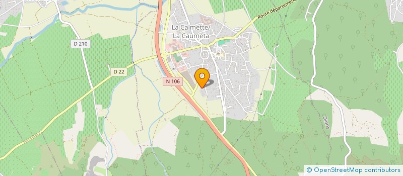 localisation de l'entreprise BREAKEVENTS  LA CALMETTE