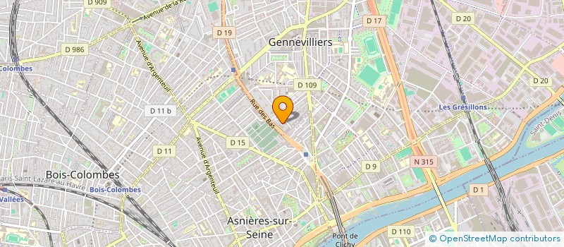 localisation de l'entreprise BREAKING VIBE ASSOCIATION  GENNEVILLIERS