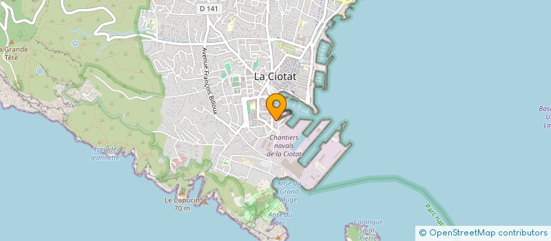 localisation de l'entreprise BREAKINGWAVE SERVICES à LA CIOTAT