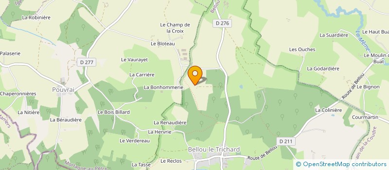 localisation de l'entreprise BREAKOUT FILMS à BELLOU-LE-TRICHARD