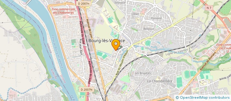 localisation de l'entreprise BREAKPOINT CLUB à BOURG-LES-VALENCE