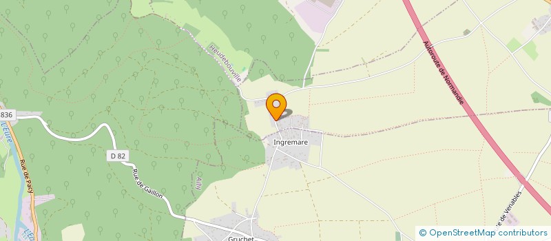 localisation de l'entreprise BREANT TRAVAUX PUBLICS  FONTAINE-BELLENGER