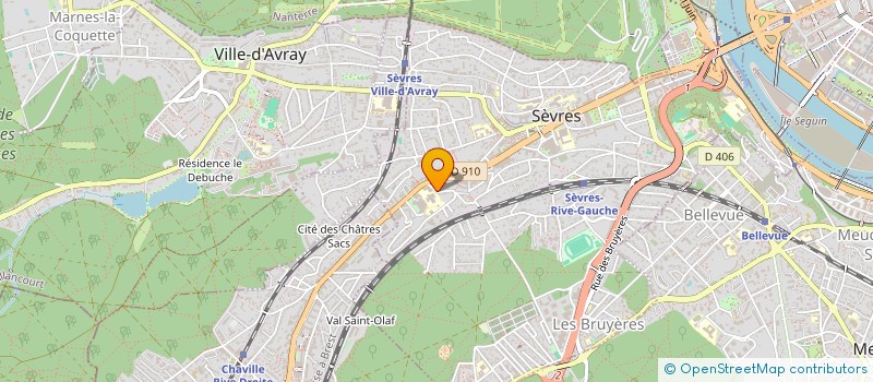 localisation de l'entreprise BREASE à SEVRES