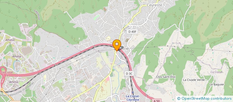 localisation de l'entreprise BREATHE REFORMER CLUB  LA CIOTAT