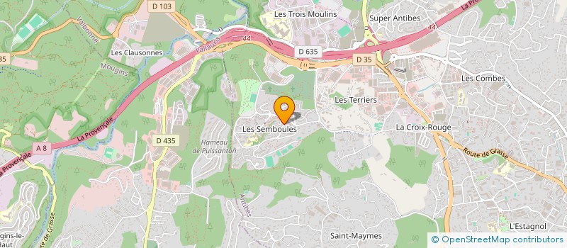 localisation de l'entreprise BREATHOUT  ANTIBES