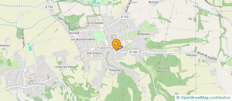 localisation de l'entreprise BREATHTAKING PROJECT  CHAPONNAY