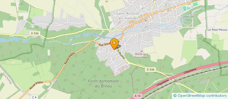 localisation de l'entreprise BREAU IMMO  SAINT-ARNOULT-EN-YVELINES