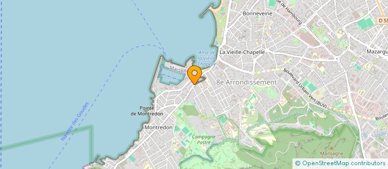 localisation de l'entreprise BREAU MURIEL ET LUDOVIC à MARSEILLE
