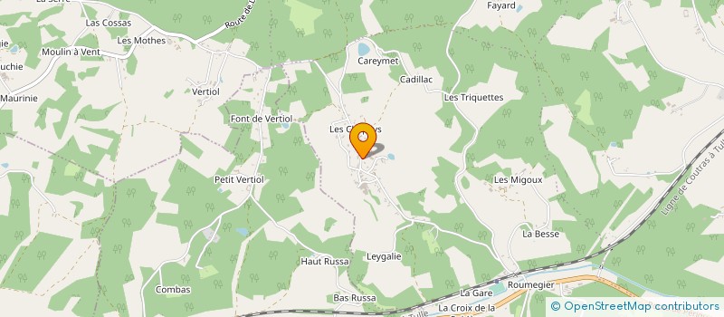 localisation de l'entreprise BREAU RAYMOND ET FILS à BASSILLAC ET AUBEROCHE