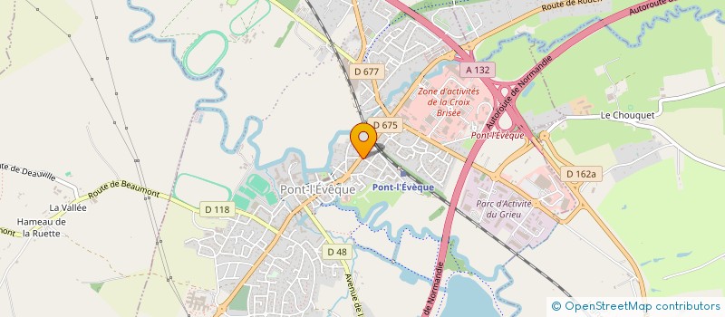 localisation de l'entreprise BREBAN  PONT L'EVEQUE