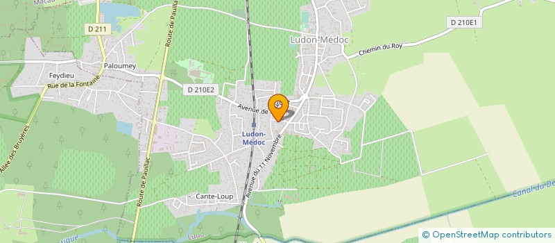 localisation de l'entreprise BREBEL  LUDON-MEDOC