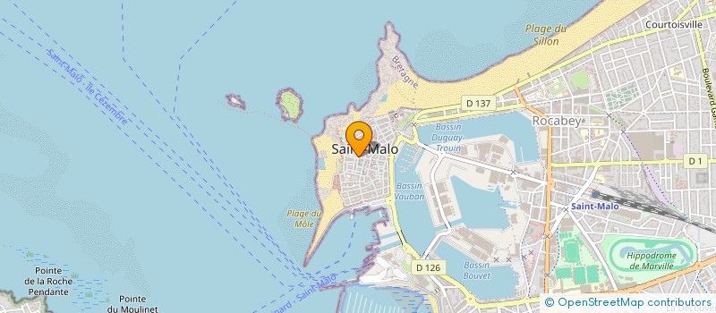localisation de l'entreprise BREBION  SAINT-MALO