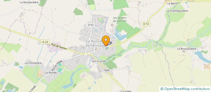 localisation de l'entreprise BREBYOUZ à MONTAIGU-VENDEE