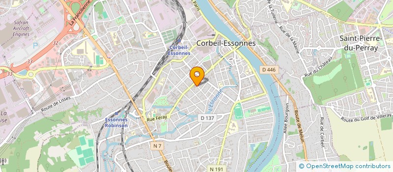 localisation de l'entreprise BRECHAT à CORBEIL-ESSONNES