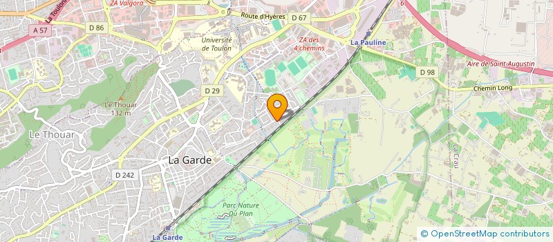 localisation de l'entreprise BRECHES T P  LA GARDE