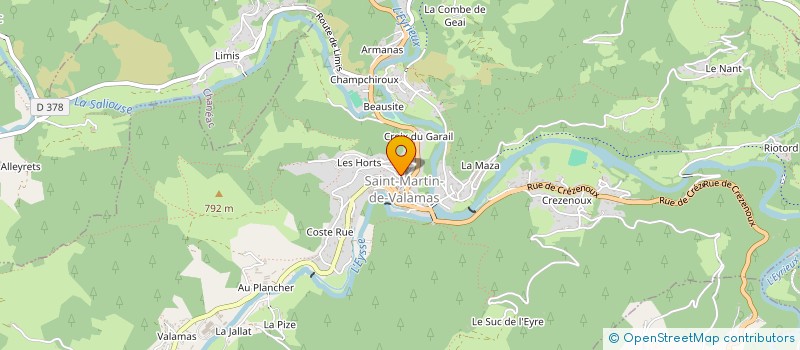 localisation de l'entreprise BRECHET à SAINT-MARTIN-DE-VALAMAS