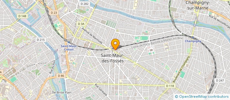 localisation de l'entreprise BRECHET DELETANG à SAINT-MAUR-DES-FOSSES