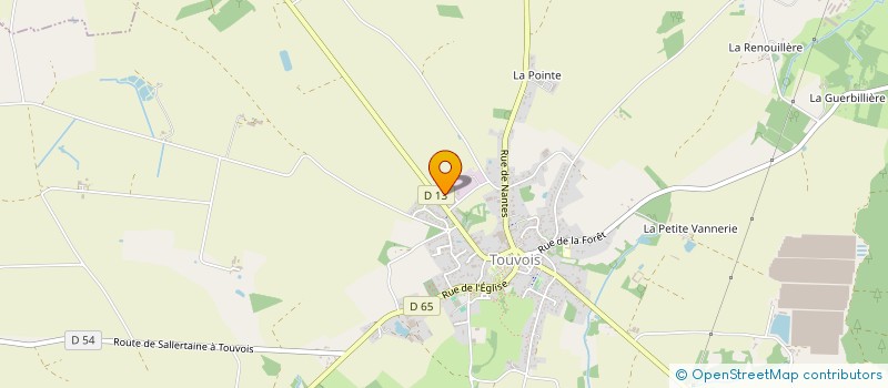 localisation de l'entreprise BRECHET ERIC  TOUVOIS