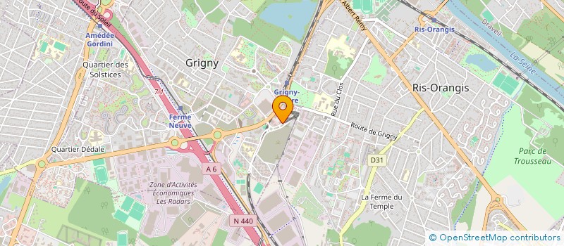 localisation de l'entreprise BRECHETEAU  GRIGNY