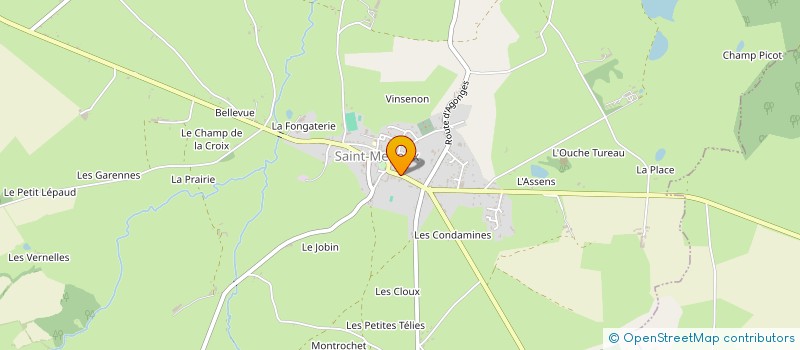 localisation de l'entreprise BRECHIMBAULT  SAINT-MENOUX