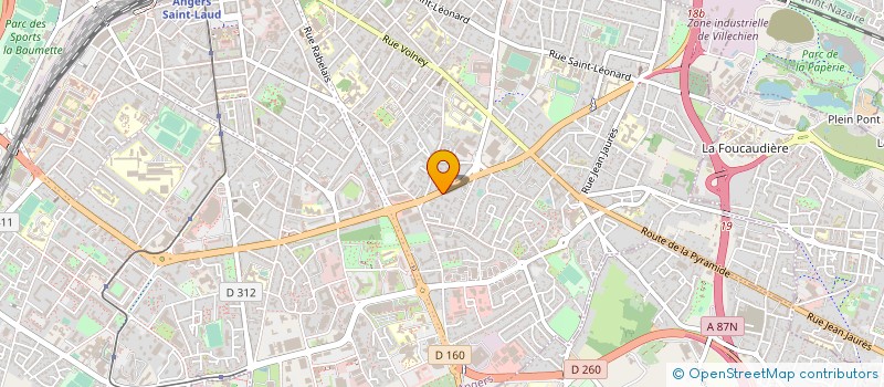 localisation de l'entreprise BRECHU  LES PONTS-DE-CE