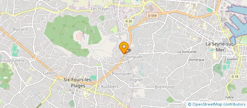 localisation de l'entreprise BRED à SIX-FOURS-LES-PLAGES