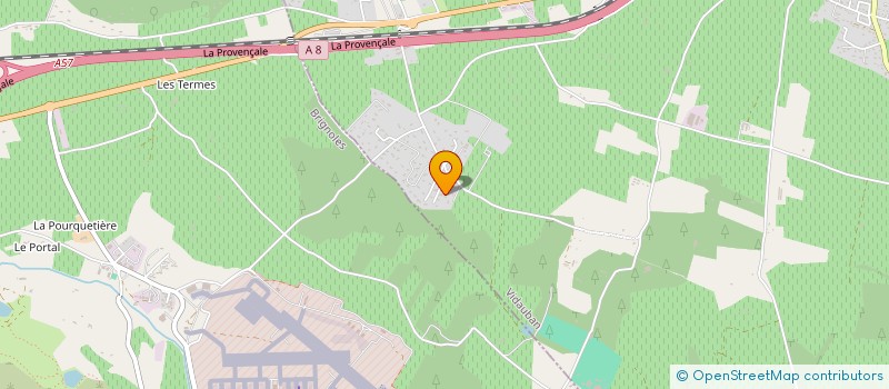 localisation de l'entreprise BRED'IMMO  VIDAUBAN