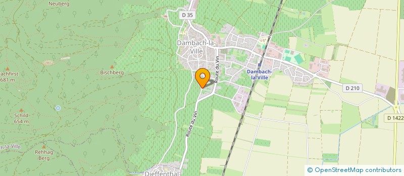 localisation de l'entreprise BREDA  DAMBACH-LA-VILLE