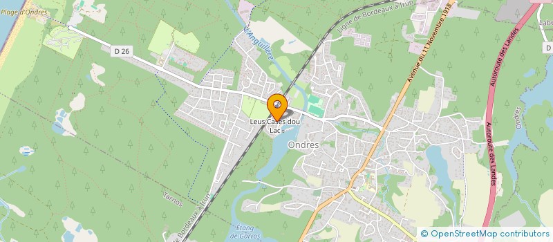 localisation de l'entreprise BREDA BENZONI  ONDRES