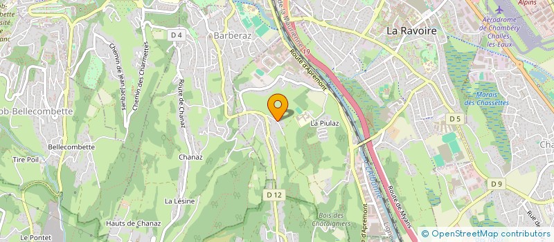 localisation de l'entreprise BREDAZUR  LA RAVOIRE