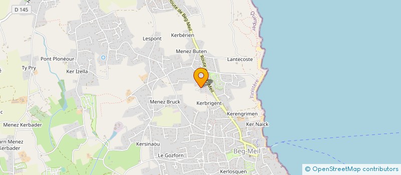 localisation de l'entreprise BREDIVIAL à FOUESNANT