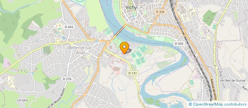 localisation de l'entreprise BREDOIRE à BELLERIVE-SUR-ALLIER