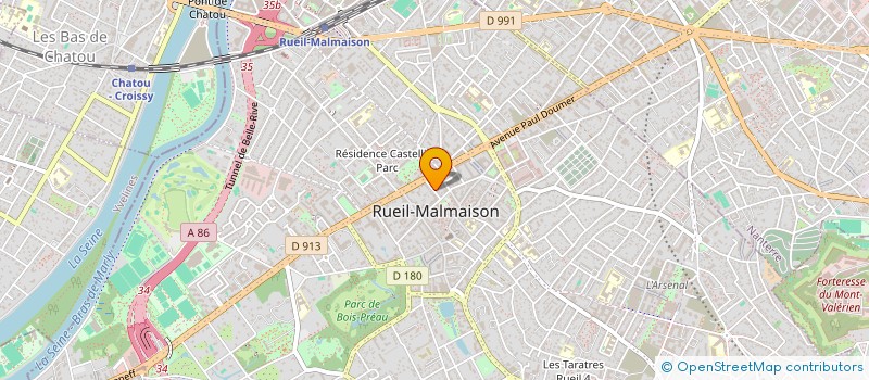 localisation de l'entreprise BREDON GC à RUEIL-MALMAISON