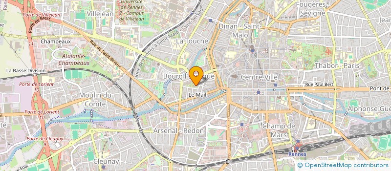 localisation de l'entreprise BREDOUX à RENNES
