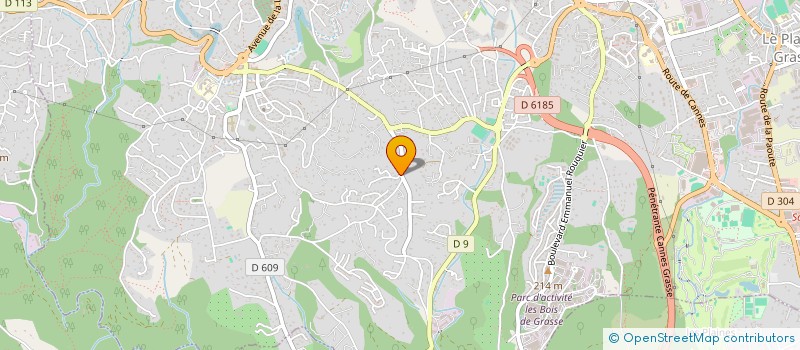 localisation de l'entreprise BREDUSSE AMENAGEMENTS  GRASSE