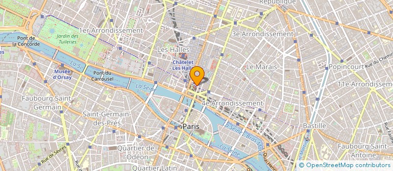 localisation de l'entreprise BREDY SA à PARIS