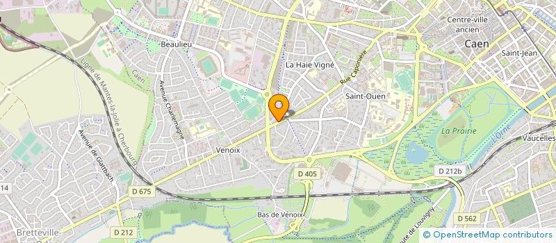 localisation de l'entreprise BREE S.A à CAEN