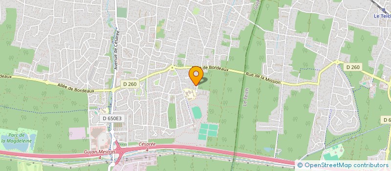 localisation de l'entreprise BREENTAL  GUJAN-MESTRAS