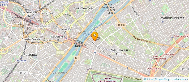 localisation de l'entreprise BREET SA à NEUILLY-SUR-SEINE