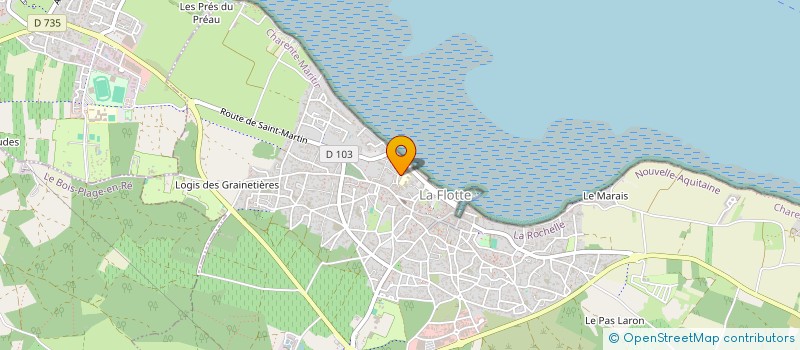 localisation de l'entreprise BREEZE MARINE  LA FLOTTE